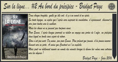 Sur la ligne #2 – Au bord du précipice – Bridget Page ♥♥♥♥♥