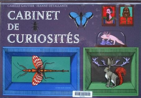 Cabinet curiosités-Gautier-Detallante-Actes sud-couv