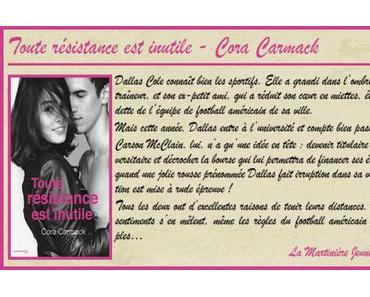 Rusk University #1 – Toute résistance est inutile – Cora Carmack
