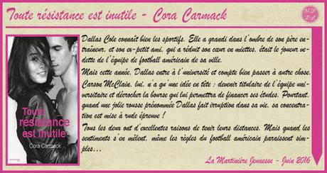 Rusk University #1 – Toute résistance est inutile – Cora Carmack