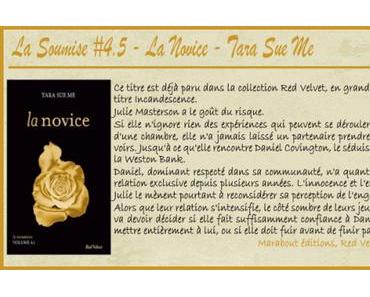La Soumise #4.5 : La novice – Tara Sue Me