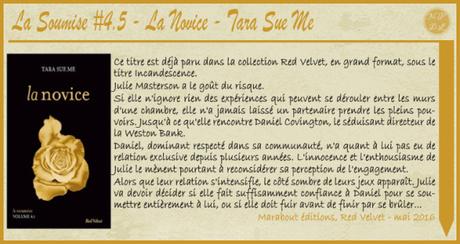 La Soumise #4.5 : La novice – Tara Sue Me