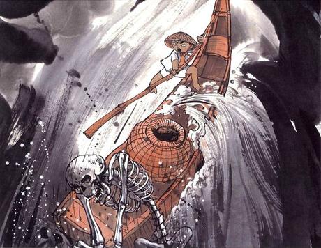 Le petit pêcheur et le squelette - Chen Jiang Hong