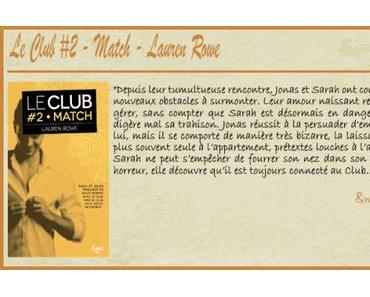 Le Club #2 – Match – Lauren Rowe