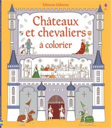 Châteaux et chevaliers à colorier