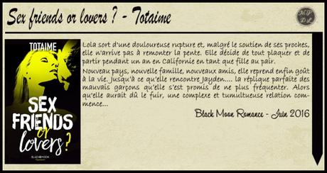 Sex friends or lovers ? – Totaime