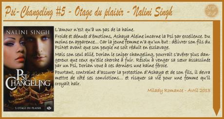 Psi-Changeling #5 – Otage du plaisir – Nalini Singh