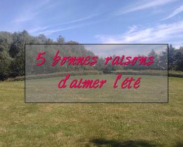 [Lifestyle] 5 Bonnes raisons d'aimer l'été