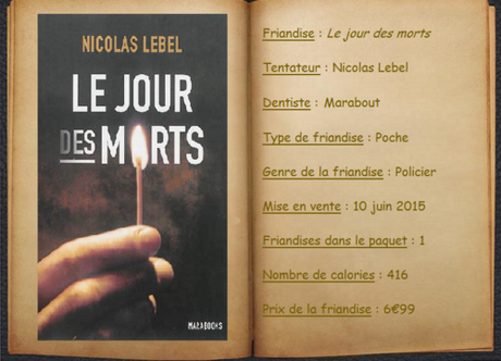 Le jour des morts - Nicolas Lebel