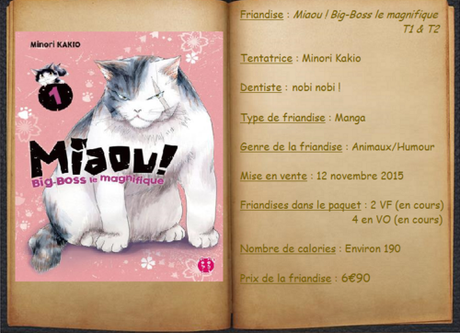 Miaou ! Big-Boss le magnifique T1 & T2- Minori Kakio