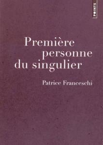 premiere personne du singulier