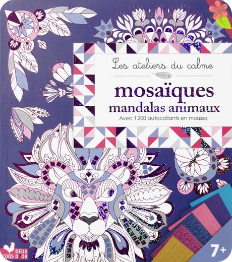 Mosaïques mandalas animaux - Cinzia Sileo - Deux Coqs d'Or