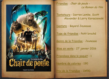 Chair de poule - Le roman du film - Darren Lemke, Scott Alexander & Larry Karaszewski