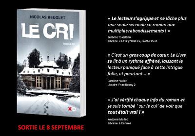 News : Le Cri - Nicolas Beuglet (XO)