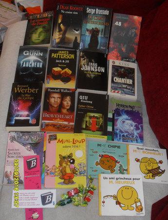 Réception du 09/09/2016 et cadeau du 09/09/2016