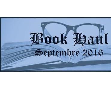 #BookHaul Septembre 2016