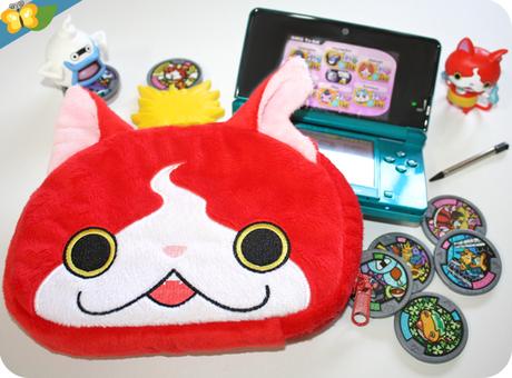 Sacoche Peluche Jibanyan Yo-Kai Watch pour Nintendo 3DS