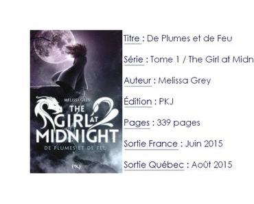 The Girl at Midnight #1 De Plumes et de Feu de Melissa Grey