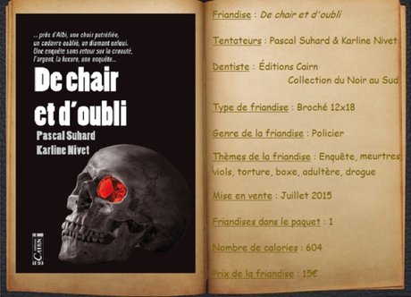 De chair et d'oubli - Pascal Suhard & Karline Nivet