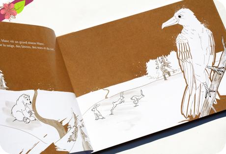 Le Gand oiseau Blanc de Aude BĂŠliveau, LouP et Lucien - Touches d’encres ĂŠditions