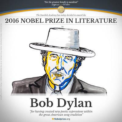 Bob Dylan prix Nobel de littérature 2016