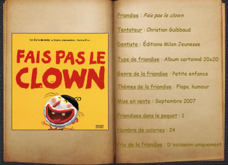 Fais pas le clown - Christian Guibbaud