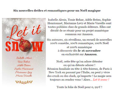 « Let it snow », le nouveau recueil de Noël