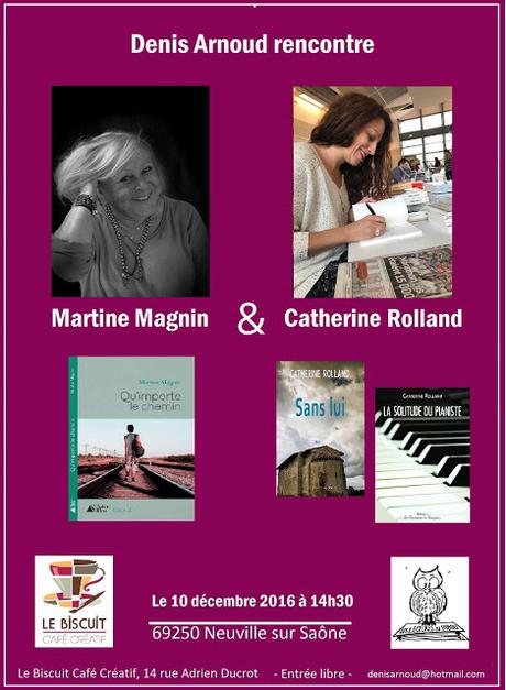 Rencontre avec Martine Magnin et Catherine Rolland