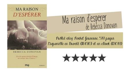 Ma raison d'espérer de Rebecca Donovan