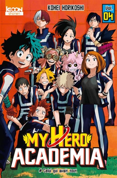 Couverture My Hero Academia, tome 04