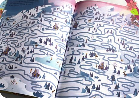 Le grand livre des labyrinthes Noël - éditions Usborne