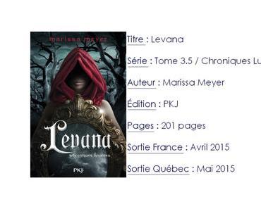 Les Chroniques Lunaire #3.5 Levana de Marissa Meyer