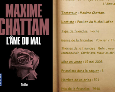 La Trilogie du Mal T1 - L'Âme du Mal - Maxime Chattam