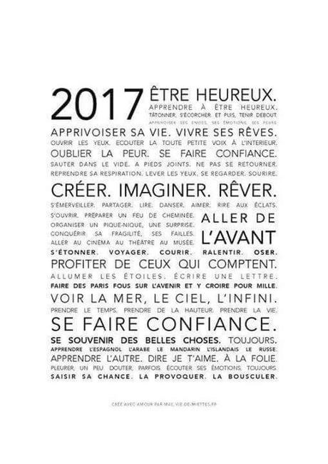 Bonne année 2017