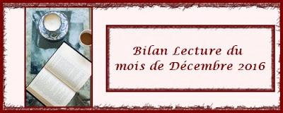 Bilan Lecture du mois de Décembre 2016