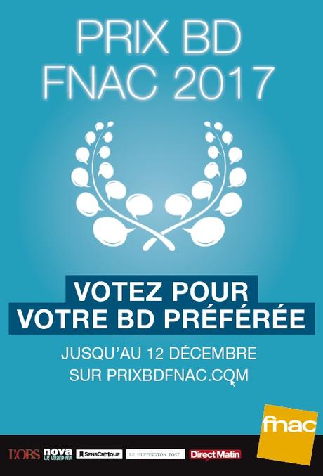 Prix de la BD Fnac 2017 – Les finalistes prix-bd-fnac-2017