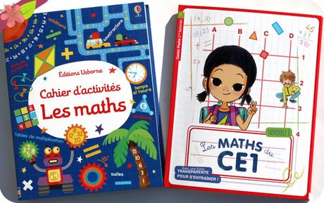 Les maths du CE1, Flammarion et Cahier d’activités : Les maths, usborne.