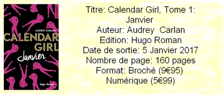 Calendar Girl, Tome 1: Janvier d’Audrey Carlan.