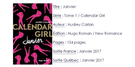 Calendar Girl #1 Janvier d’Audrey Carlan