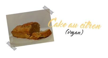 Cake au citron (vegan)