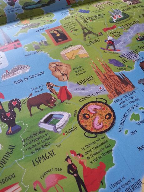 Jouer et découvrir #59 – Le grand atlas en images – Usborne – 2016 (Dès 4 ans)