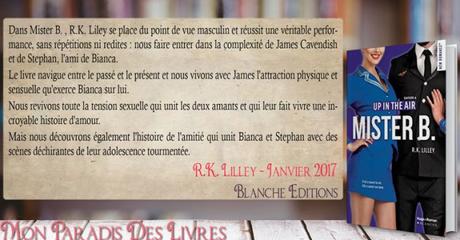 Up in the air Saison 4 – Mister B. – R.K. Lilley