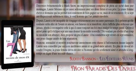 Les 7 secrets #1 – Les 7 secrets de mon ex – Judith Bannon