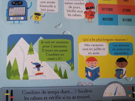 Jouer et découvrir #60 – Lire l’heure. Usborne – 2016 (Dès 5 ans)