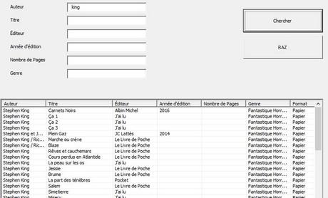 Votre moteur de recherche Livresque (Gratuit) – sous Excel