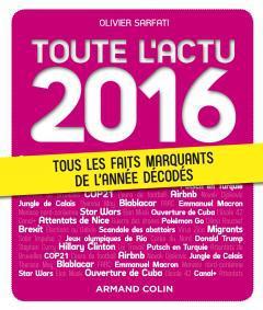 Toute l’actu 2016 – Olivier SARFATI