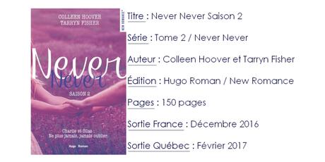 Never never #2 de Colleen Hoover et Tarry Fisher