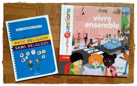 Avec religion, sans religion et Vivre ensemble - 2 livres jeunesse