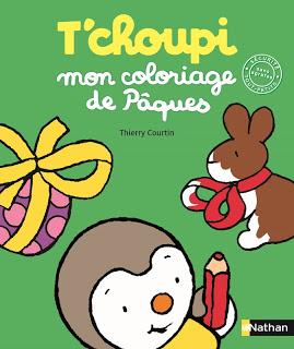 T'choupi : Mon coloriage de Pâques.