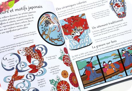 Motifs japonais à colorier - Usborne